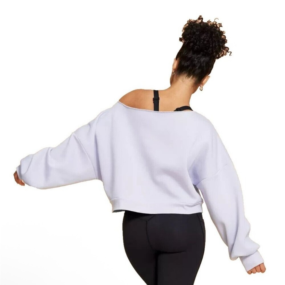NWT Blogilates Dance Studio Sweatshirt Evening Haze 1X - Picture 2 of 3